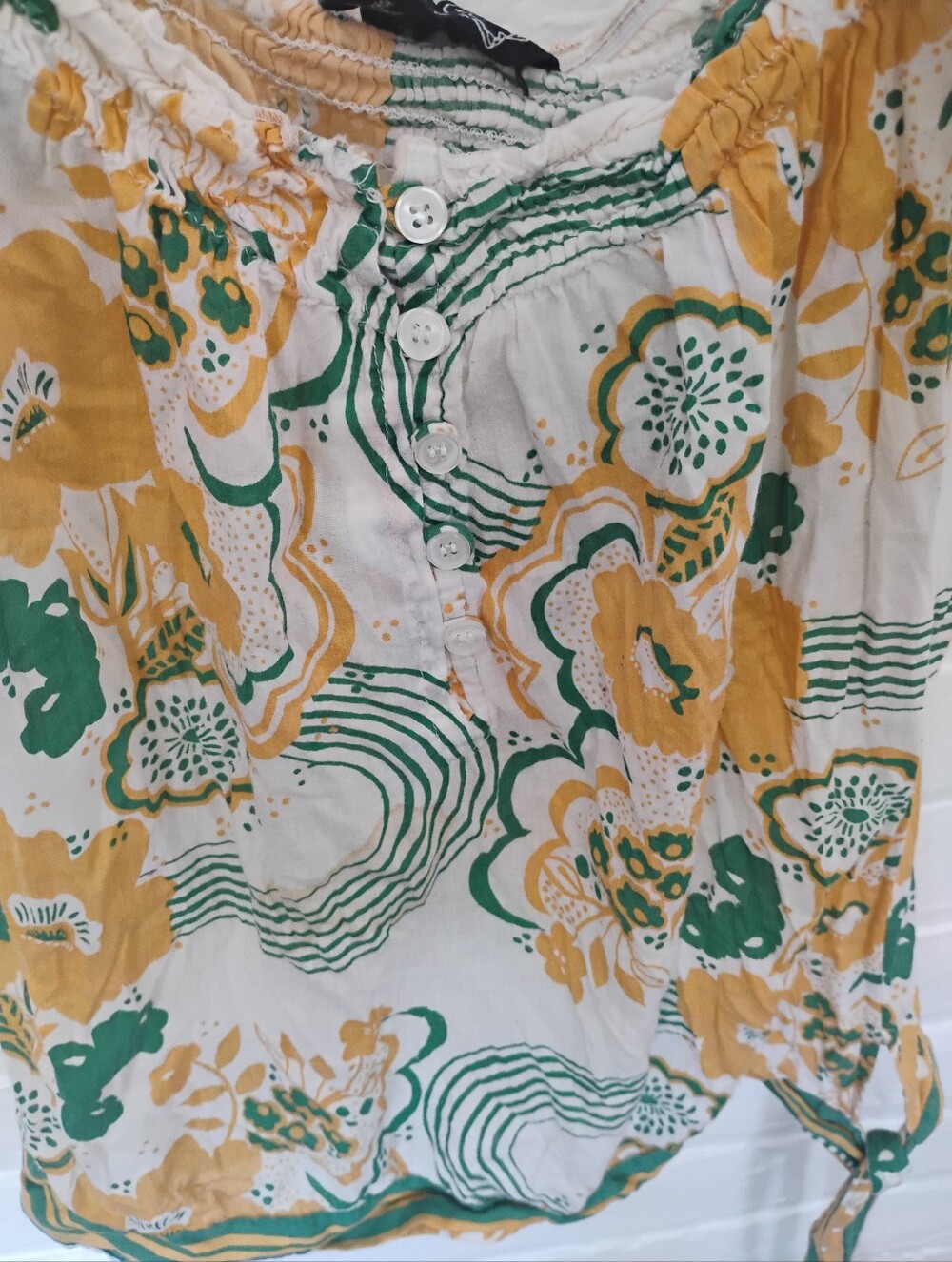 Floral & Abstract Top 🧡 - Picture 2 of 6